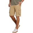thumbnail image 5 of INSPIRE CHIC Father's Day Men's Multi-Pockets Cotton Casual Camping Fishing Cargo Shorts 28 Khaki, 5 of 6