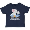 thumbnail image 3 of Inktastic My Gigi Loves Me to the Moon and Back Elephant Family Boys or Girls Baby T-Shirt, 3 of 5