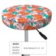 thumbnail image 4 of Disketp Hawaiian Style Funda Redonda para Taburete, Funda de Cojín para Silla de Bar Suave y Elástica-13 inch, 4 of 7