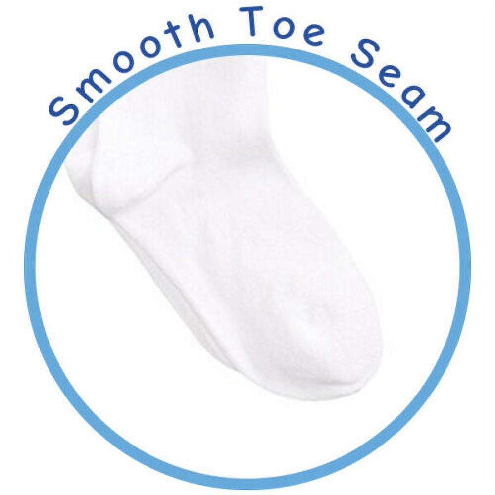 Jefferies Socks Girls Low Cut Pom Pom Socks 2-Pack, Sizes XS-M