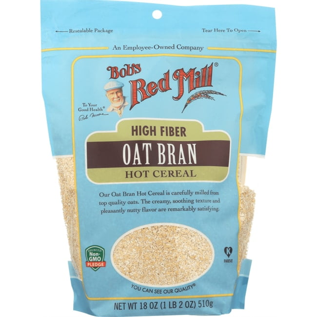 bob's red mill oat bran nutrition facts