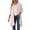 Pink, variant on Women's Lightweight Cardigan Casual Soft Long Sleeve Knit Sweater Outwear with Pockets Solid Color High Low Hem Draped Duster Cardigans Tops Navy S