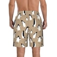 thumbnail image 3 of Kdxio Lovely Penguin Pattern Mens Casual Shorts - Drawstring Summer Beach Sports Shorts for Men, 3 of 9