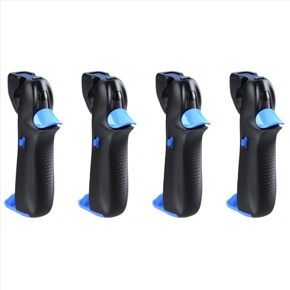 4X Mobile Game Controller Four Finger Gamepad for Trigger Game for / Android Gamepad,4 x Gamepad Triggers 4 x USB data cable,Black