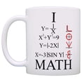 thumbnail image 2 of ThisWear Funny Math Gift I Love Math Graphs Functions Algebra Calculus STEM 11 ounce Coffee Mug, 2 of 4