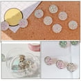 thumbnail image 4 of 10Pcs Rhinestone Push Pin Replaceable Pushpins Delicate Thumbtacks Home Accessory, 4 of 5