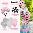 thumbnail image 5 of Adjustable Kids Bike Helmet Set with Knee, Elbow and Wrist Pads, Toddler Helmet for Ages 3-5-8-14 Boys Girls, Protective Gear Set for 3-14 Kids & Youth, for Bikes Skateboards Rollerskates, 5 of 6
