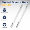 thumbnail image 4 of Door Knob Spindle, 150mm Long Spare Door Handle Spindle Bar, Square Doors Handle Parts Lock Replacement Part for Furniture Assembly, DIY Projects, Silver Tone, 4 of 6