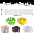 thumbnail image 3 of Miniature Fairy Garden Fence, 35.4X1.97inch Decorative Mini Picket Fence, Flexible Micro Landscape Fence, DIY Dollhouse Plant Border, Mini Garden Edging for Potted Plants, Craft Projects, 3 of 7