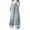 Blue, variant on PLHWHYQ Toddler Girls Fashion Cute Personality Pants Elastic Waist Wide Leg Jeans Casual Demin Pants with Pockets Comfort Wear Blue 15-16 Years