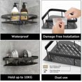 thumbnail image 5 of Bathroom Accessory Shelf No-drill Storage Organizer Aluminum Alloy Shampoo Corner Rack Wall Shelves Bathroom Accessory Accessories For Kitchen, 5 of 5