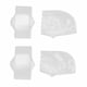 thumbnail image 1 of Par de almohadillas de soporte para arco de silicona + par de calcetines de talón plantilla para pie plano hidratante antiseco, 1 of 5