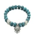 thumbnail image 1 of Luminous Bracelets Glow Turquoise Beaded Hand Bracelet Lotus Flower Luminous Hand Accessories, 1 of 3