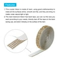 thumbnail image 4 of Unique Bargains 3Roll 3 Yards 8mm Self Adhesive Diamond Ribbon for  Arts & Crafts,Light Beige, 4 of 5