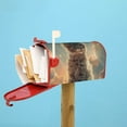thumbnail image 6 of Naloa Sunshine Cloud Kitten Mailbox Covers Magnetic Post Box Cover Post Letter Box Cover Garden Decor-21x18 in, 6 of 8