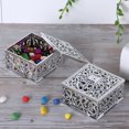 thumbnail image 3 of Candy Container, PS Plastic Candy Box, Multi-layer Electroplating Technology Candy Wedding Chocolate Children's Day Jewelry Gold,Silver, 3 of 8