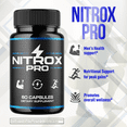 thumbnail image 5 of Nitrox Pro Advanced Formula Pills All Natural NitroxPro Vitamin Supplement 180 Capsules, 5 of 8