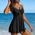 thumbnail image 6 of SuDongPo Modest Tankini Swimsuits for Women Two Piece Bathing Suits Tie Knot Swim Tank Top and High Waisted Boyshorts, 6 of 8