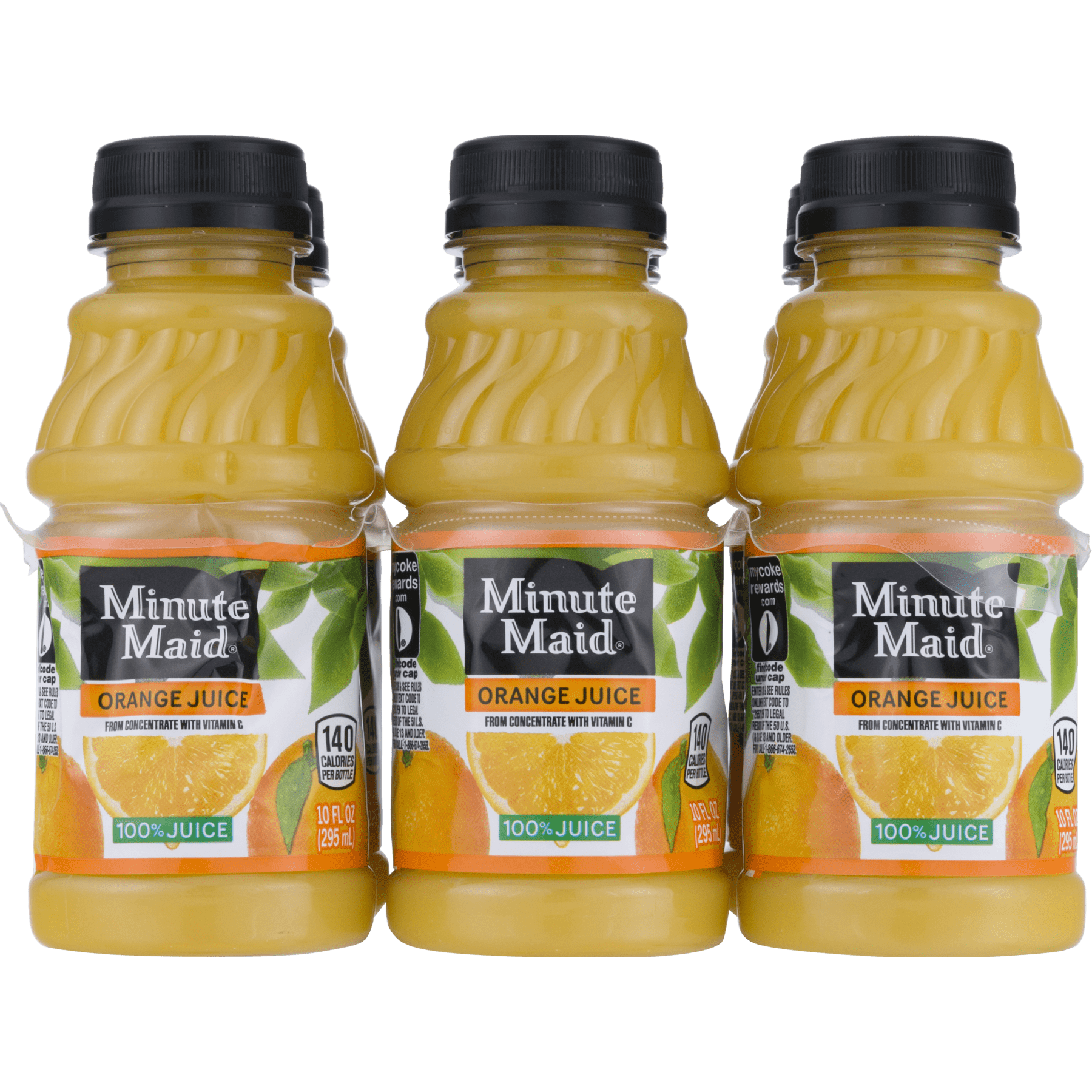 Minute Maid 100 Orange Juice 10 Fl Oz 6 Count Walmart Com