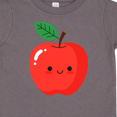 thumbnail image 4 of Inktastic Cute Happy Apple Boys or Girls Toddler T-Shirt, 4 of 5