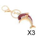 thumbnail image 1 of Llavero Colgante de Cristal Baoblaze 3 piezas para llave de coche, 1 of 8
