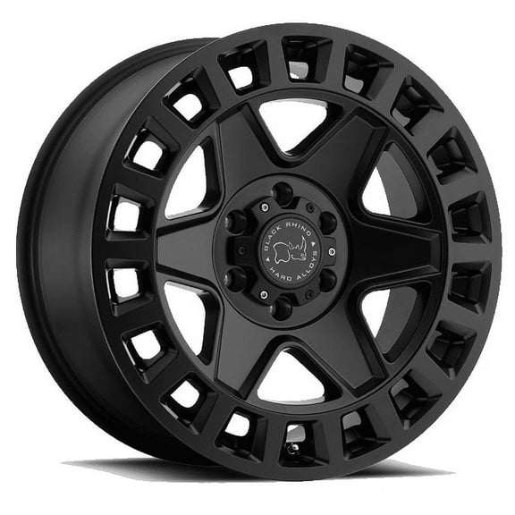 Black Rhino York 17X8 6X130 38Et 112.1Cb Matte Black Wheel