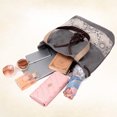 thumbnail image 3 of Bolso tipo cubo para mujer Bolso tote con cordón Lona Casual Ocio diario (Gris), 3 of 9