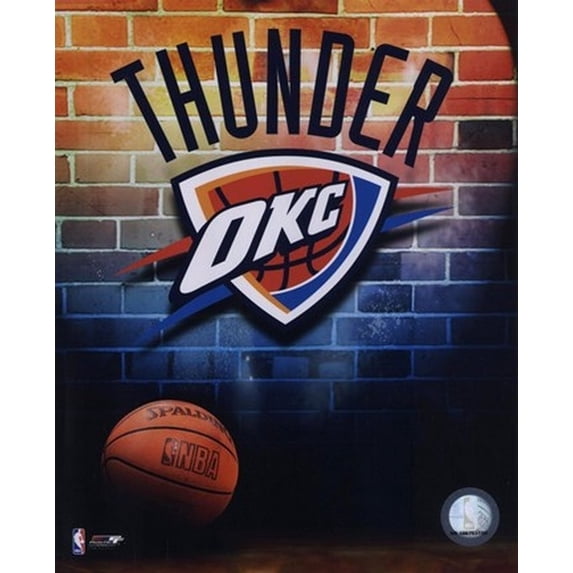 2008-09 Oklahoma Thunder Team Logo Sports Photo