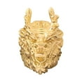 thumbnail image 3 of kowaku Cabinet Pull Antique Brass Decorative Dragon Wardrobe Knob Furniture Hardware Home Furniture Handle Single Hole for Cupboards Color A, 3 of 9