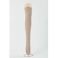 thumbnail image 4 of Calcetines hasta el muslo para mujer,Calcetines hasta el muslo largos y cálidos de invierno para niñas,Calcetines de punto cálidos para mujer Beige Sincero Electrónica, 4 of 5