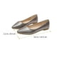 thumbnail image 3 of 1 par de zapatos casuales cómodos, zapatos de boca baja, calzado de punta puntiaguda con resorte, 3 of 7