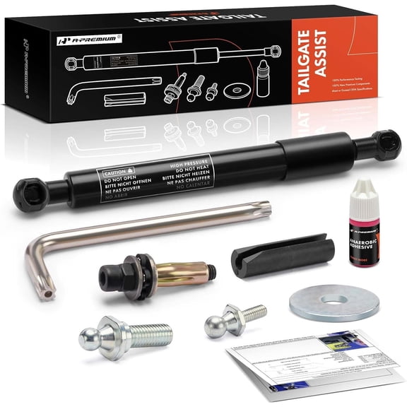 A-Premium Tailgate Assist Shock Strut Replacement for Dodge Trucks Ram 1500 Ram 2500 Ram 3500 2002-2009