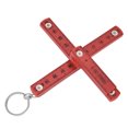 thumbnail image 3 of Foldable Ruler, 2Pcs Premium ABS Folding Ruler Portable 0.5m Foldable Ruler with Key  for Carpentry Laying Tiles Woodworking Ruler Folding Meter Stick, 3 of 8