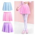 thumbnail image 4 of 9 Colors Ballet Skirts Girls Dance Skirt White Black Chiffon Skirts Woman Tie Up Mini Short Skirt for Dancing, 4 of 7