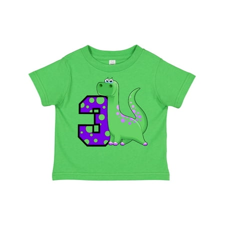 

Inktastic Dinosaur 3rd Birthday Gift Toddler Boy or Toddler Girl T-Shirt