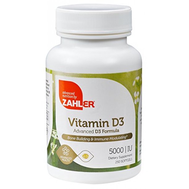 Vitamin D3, Advanced D3 Formula, 125 mcg (5,000 IU), 250 Softgels