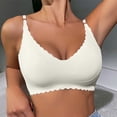 thumbnail image 2 of Clearance Sale 2025 Bra Women's Comfortable Traceless Sports Bra With Ruffles For Comfortable Breathability And Fitness Without Steel Rings Bra, 2 of 4