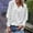 White, variant on Women's V Neck Batwing Shirts Trendy Loose Lantern Sleeve T-Shirts Ladies Business Casual Dressy Tunic Blouse