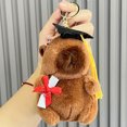 thumbnail image 1 of Llavero creativo de conejo de dibujos animados, colgante de muñeco de peluche, lindo colgante de mochila escolar, llavero de pareja, 1 of 6