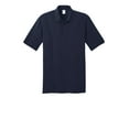 thumbnail image 5 of Port & Company 55 Ounce Jersey Knit Polo (KP55) Deep Navy, M, 5 of 6
