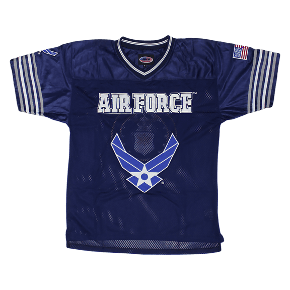 U.S Air Force Officially Licensed Men's Embroidered Football Jersey