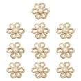 thumbnail image 3 of HILABEE 10Pcs Flower Jeans Buttons Jeans Tighten Waist Buckles for Dress Loose Jeans Light Gold, 3 of 9