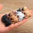 thumbnail image 3 of Langgg DIY Cute Resin Sleepy Bulldog Animals Refrigerator Fridge Magnet Phone Shell Sticker Stickup Sundries Decoration, 3 of 9