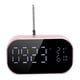 thumbnail image 1 of Altavoz Bluetooth para mesita de noche, S2, carcasa de metal, LCD, despertador, altavoz Bluetooth, altavoz Bluetooth, eficiencia óptima, 1 of 12