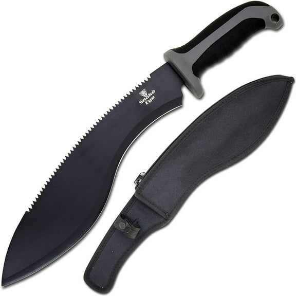 Snake Eye Machete with Heavy Duty Construction, Ergonomic Non-Slip Handle