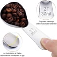 thumbnail image 1 of Cuchara de café Cuchara de acero inoxidable 304 con escala Cuchara medidora Cuchara para leche en polvo Cuchara para condimentos Cuchara medidora, 1 of 5