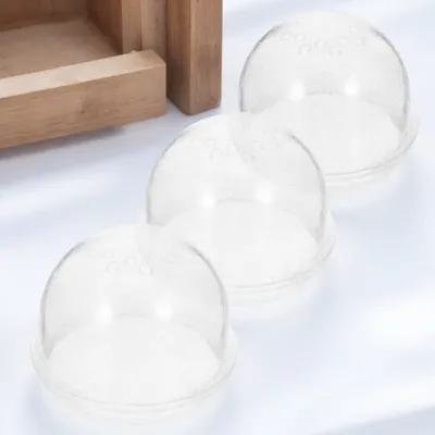 Pawsdot Transparent Plastic Pet Tunnel Plugs for Small Animal Cages 3Pcs