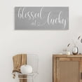 thumbnail image 2 of Stupell Industries Everyday is Yay Day Charming Minimal Planked Look Inspirational Painting Gallery Wrapped Canvas Art Print Wall Art, 13 x 30, 2 of 3