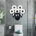thumbnail image 6 of Uuiauoio Animals Toilet Paper Holder Funny Toilet Paper Holder Toilet Roll Holder Humorous Wall-Mounted Paper Roll Storage Rack Cute Bathroom Decor Creative Tissue Holder, 6 of 6