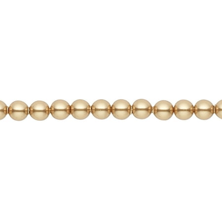 

Pearl Crystal Passions bright gold 4mm round (5810). Sold per pkg of 100.